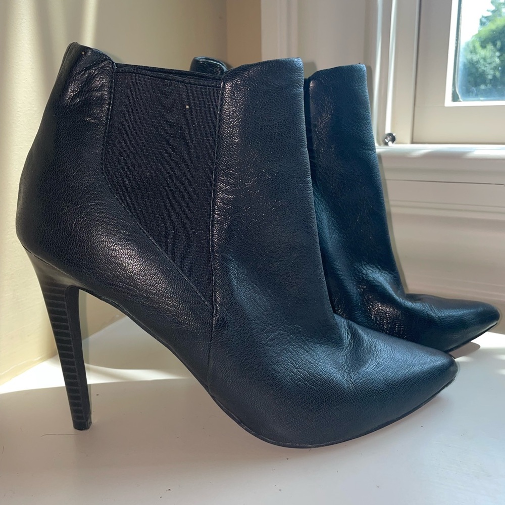 Joe's Jeans Black Heeled Boots